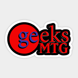 Geeks Tshirt Sticker